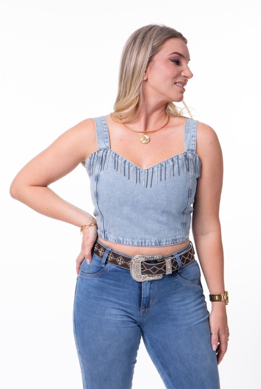 07 cropped jeans lara