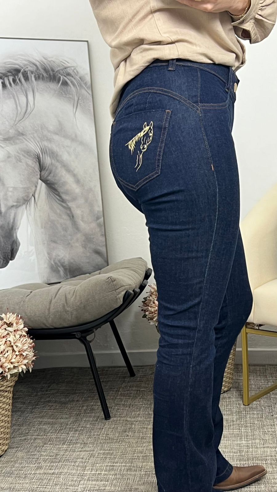 01 calca feminina boot cut dani