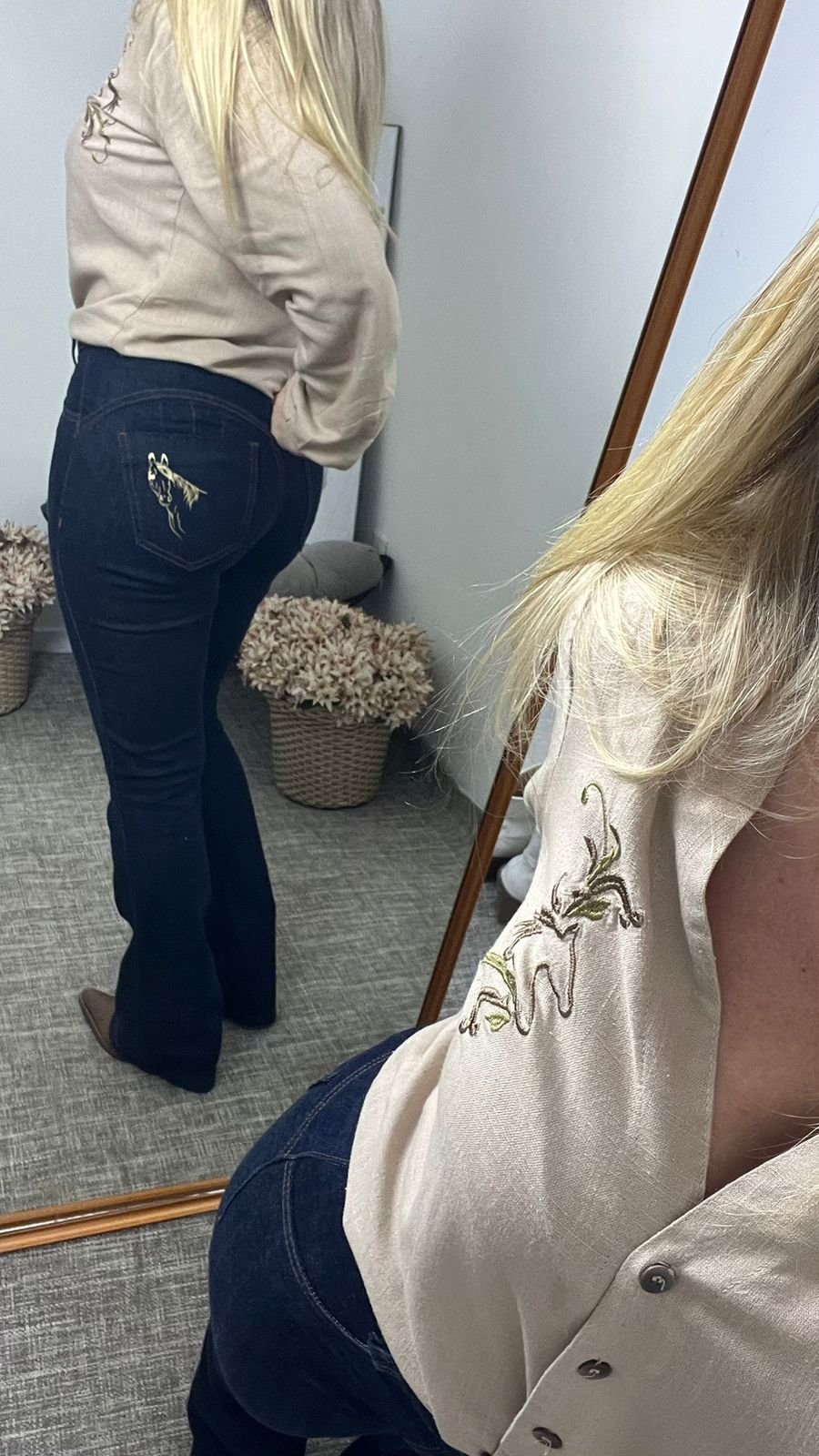 02 calca feminina boot cut dani