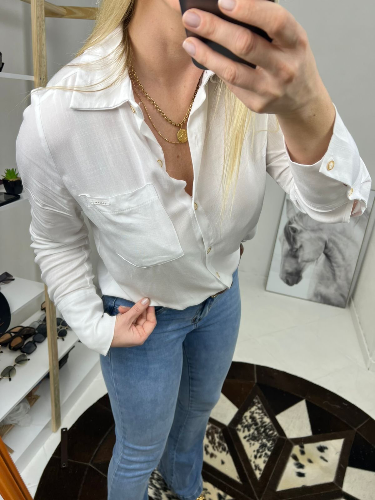 01 camisete feminina luz