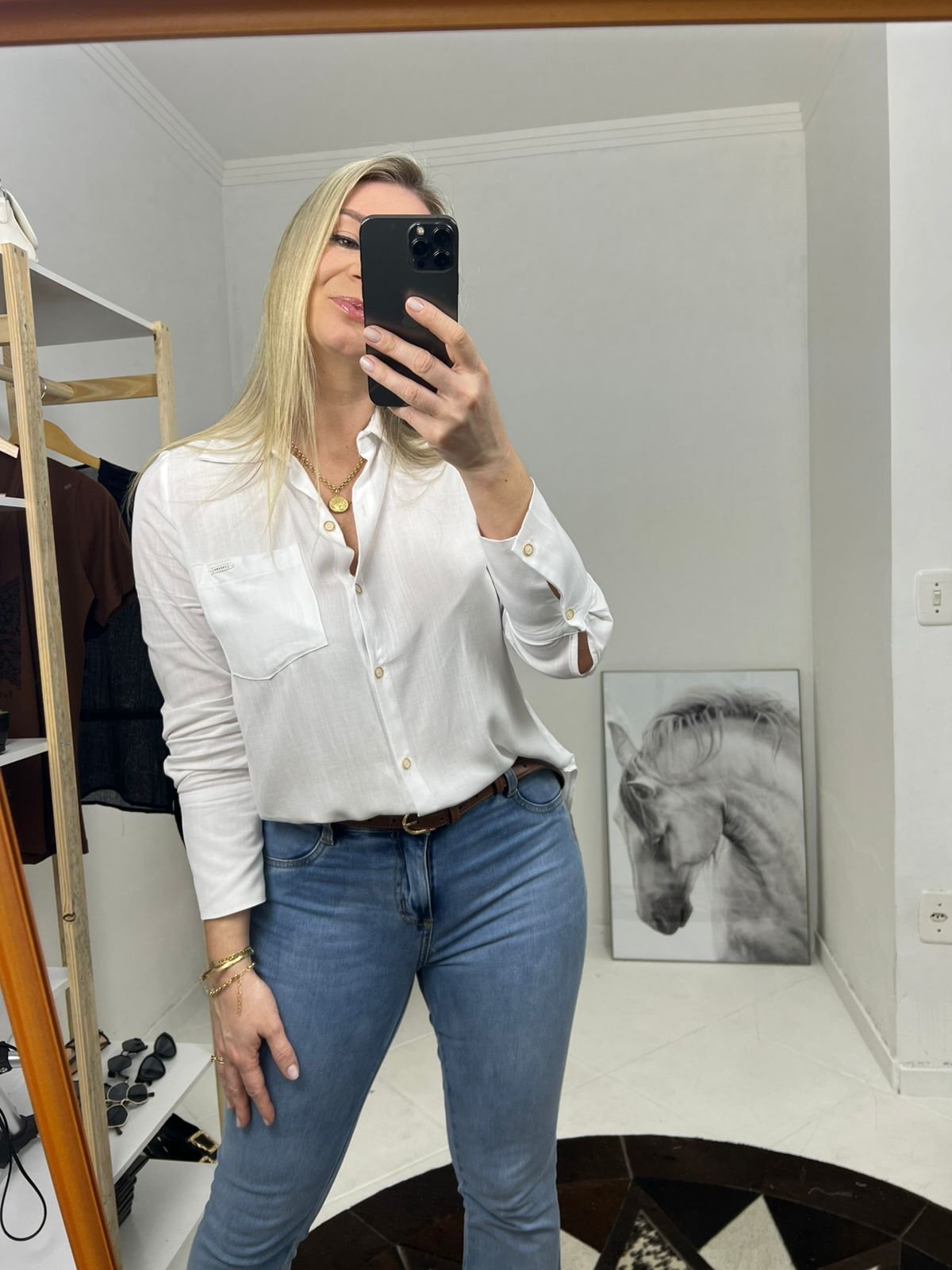 03 camisete feminina luz